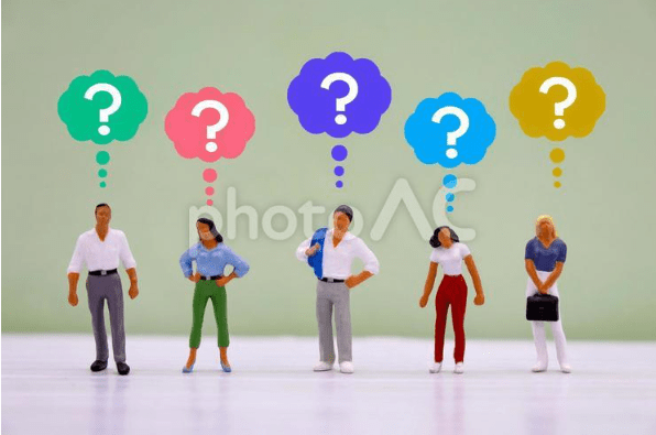 クエスチョンマークと人