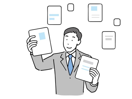 いろんな情報をもっている男性