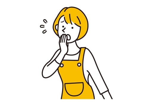 心配になっている女性