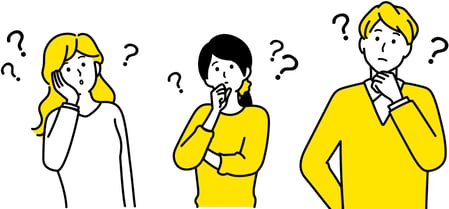 クエスチョンマークと人