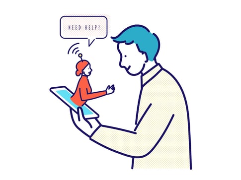 チャッピーと話す人