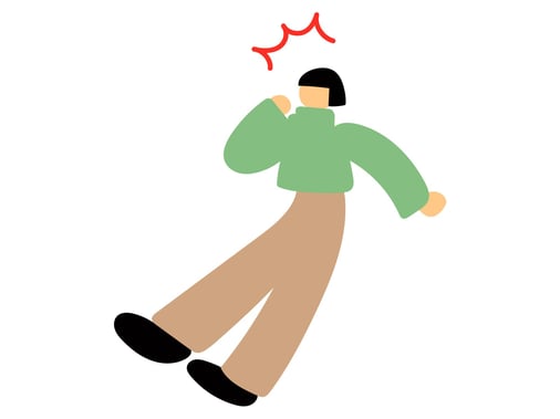 びっくりしてる人