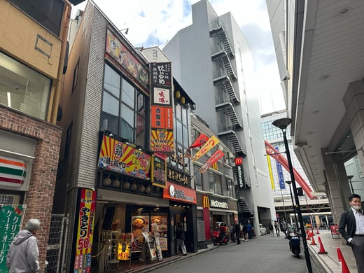 立川駅　伊勢丹前　風景