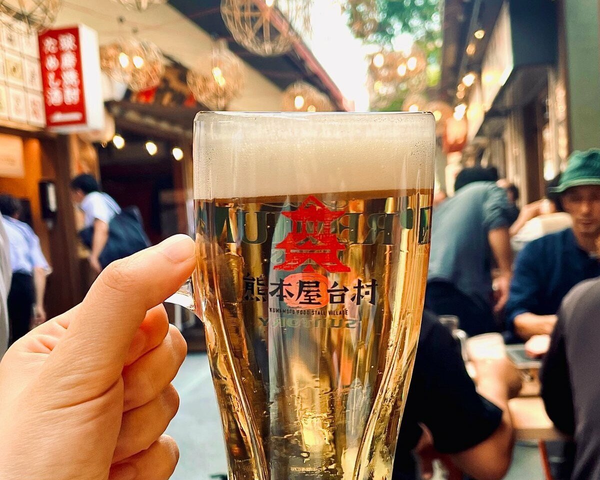 屋台村とビール