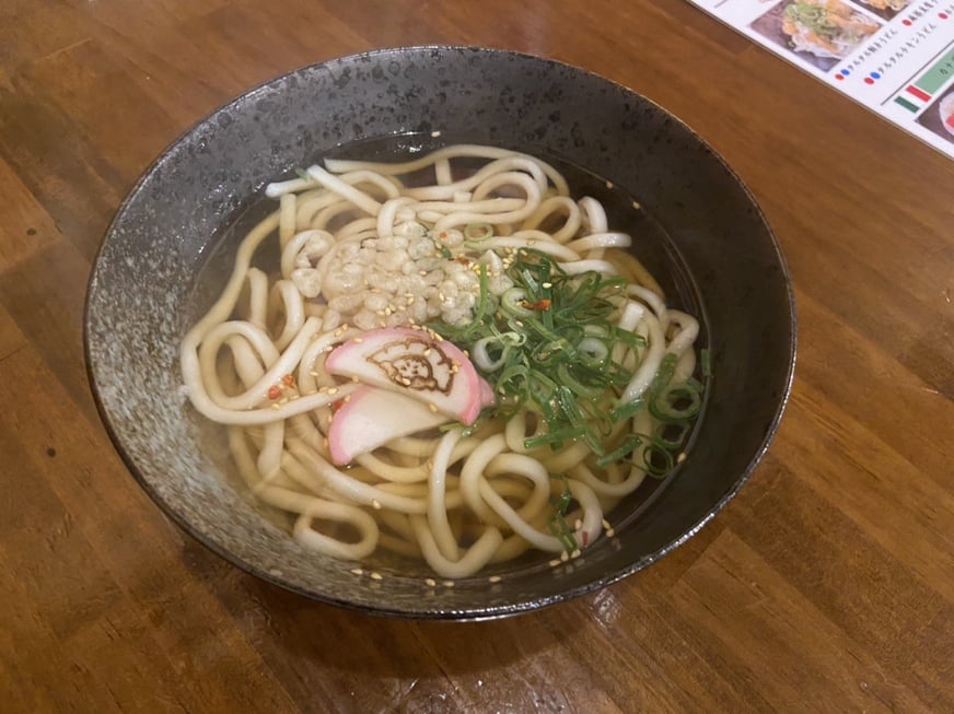 端材を利用してつくったうどん