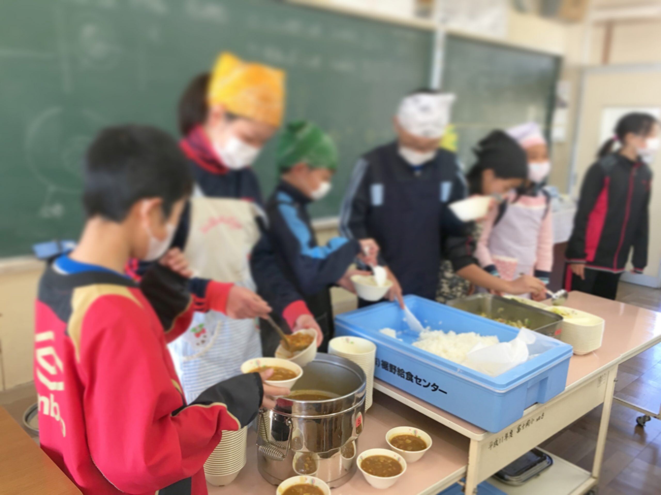 ビーガン対応学校給食の様子