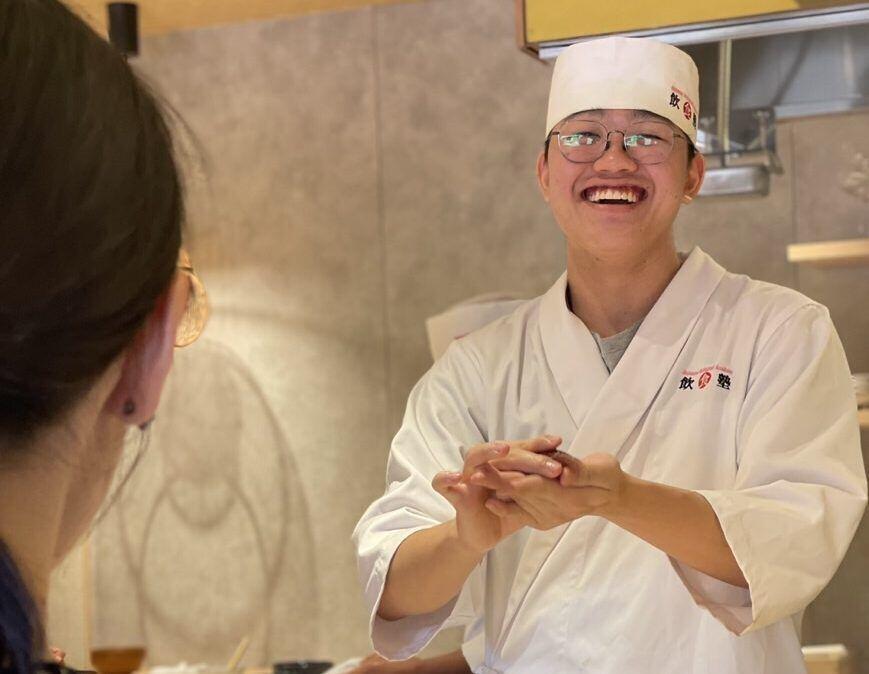 アメリカから日本食を学びに！寿司・焼鳥・ラーメンの全コースを受講！