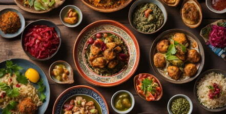 エスニックな料理